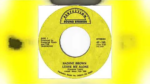 02 Nadine Brown - Since I Fell for You [Tramp Reco...