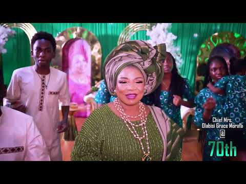 Mrs Olabisi Morafa 70th birthday celebration.