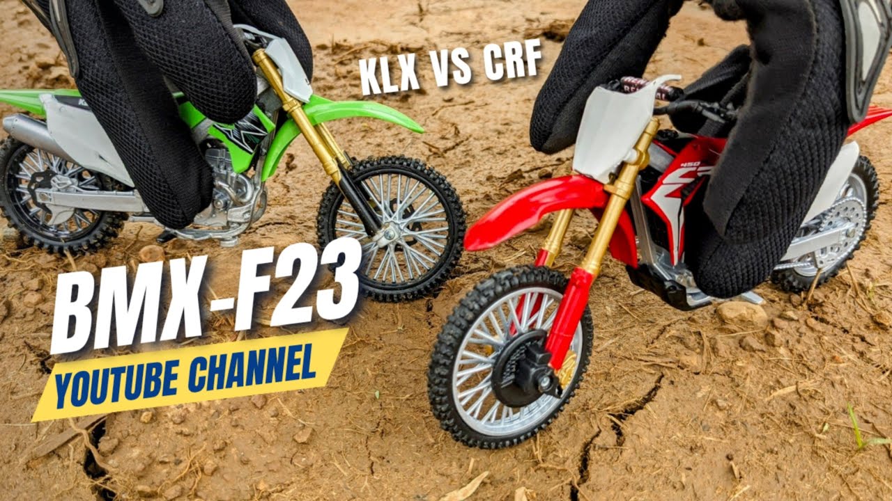 Dirt Bike Finger | KLX VS CRF | bmx finger dirt bike  | finger motocross bike