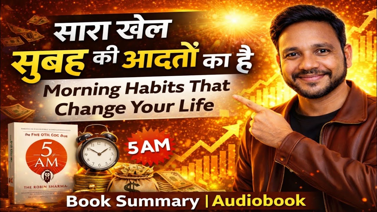 सारा खेल सुबह की आदतों का है | Morning Habits That Change Your Life | Book Summary Hindi | Audiobook