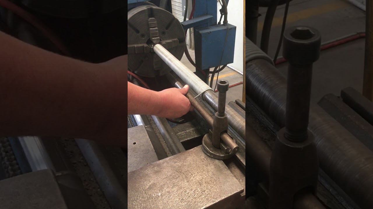 .105” stainless steel spring, used in welding products. YouTube