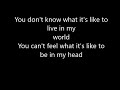 Puddle of Mudd - You Don't Know (W.T.G. Version) [Lyric video]