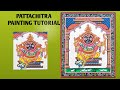 How to make pattachitra painting  lord jagannath painting  traditional painting of odisha 