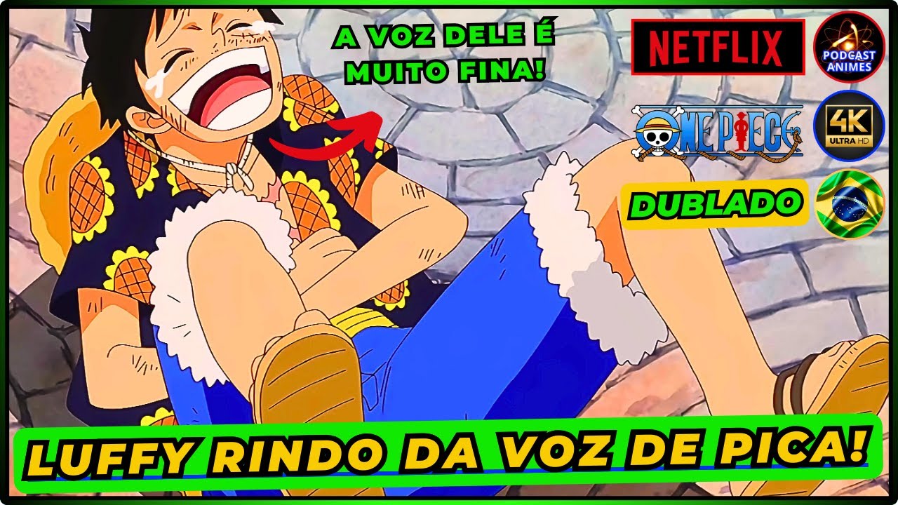 LUFFY RINDO DA VOZ DE PIKA DUBLADO! NOVOS EPISÓDIOS DE ONE PIECE ...