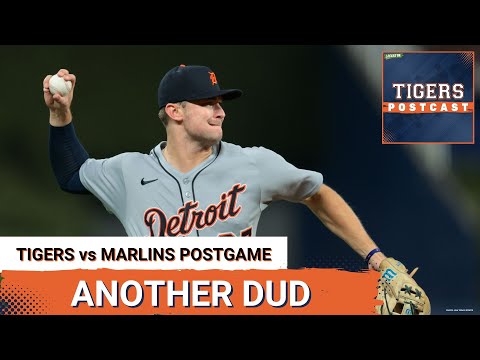 TIGERS POSTCAST: ANOTHER DUD! Detroit Tigers FALL To Miami Marlins In Extras, Bad Stretch Continues