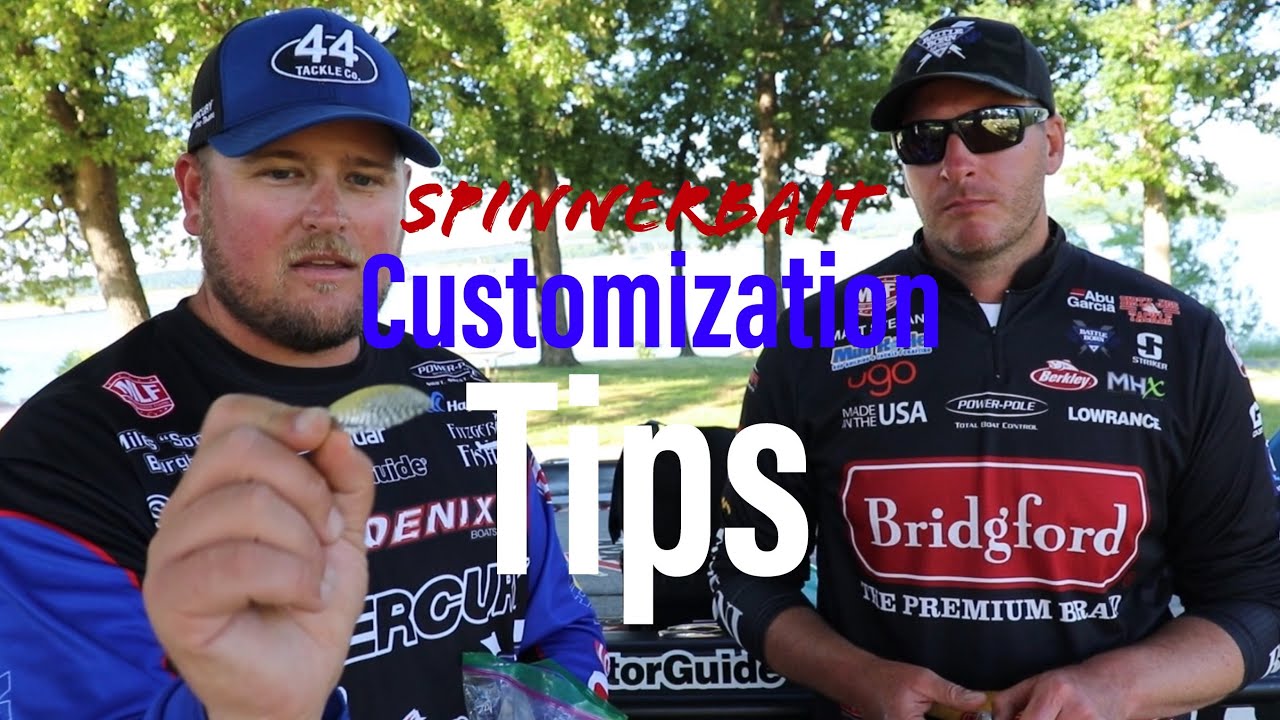 SonarFishing & Matt Stefan Fishing SPINNERBAIT CUSTOMIZATION TIPS!!