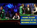 Snooker star Mark Allen snubbed by ex Reanne Evans in Pre Match Handshake