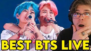 *new BTS fan* reacts to BEST of BTS live shows & concert performances