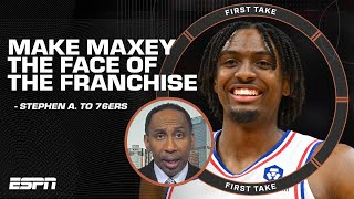 Stephen A. calls for the 76ers to make Tyrese Maxey the face of the franchise | First Take