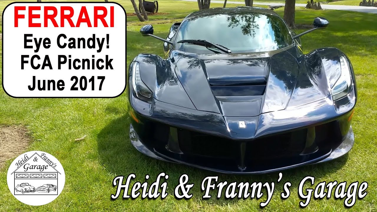 Ferrari Eye Candy!! FCA June 2017 Picnic (RARE CARS)