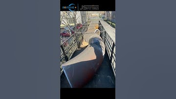 Witness the Power of Heavy Industry! 💪 Manufacturing Massive Steel Pipe Fittings  Factory Tour