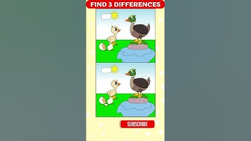 Prove your IQ: Spot all 3 differences! #853