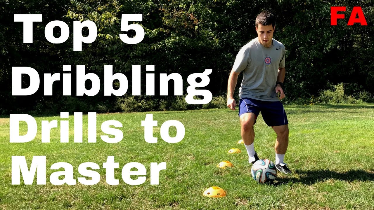 Top 5 Soccer Dribbling Drills Players Need to Master - YouTube