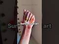 simple summer nail art with stickers 💅 #nailart #trandingsong #nailgelart #naildesign 😍😍