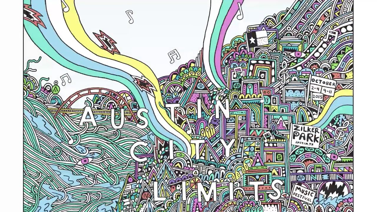 Local Artist Captures Austin In Official Acl 15 Poster The Daily Texan