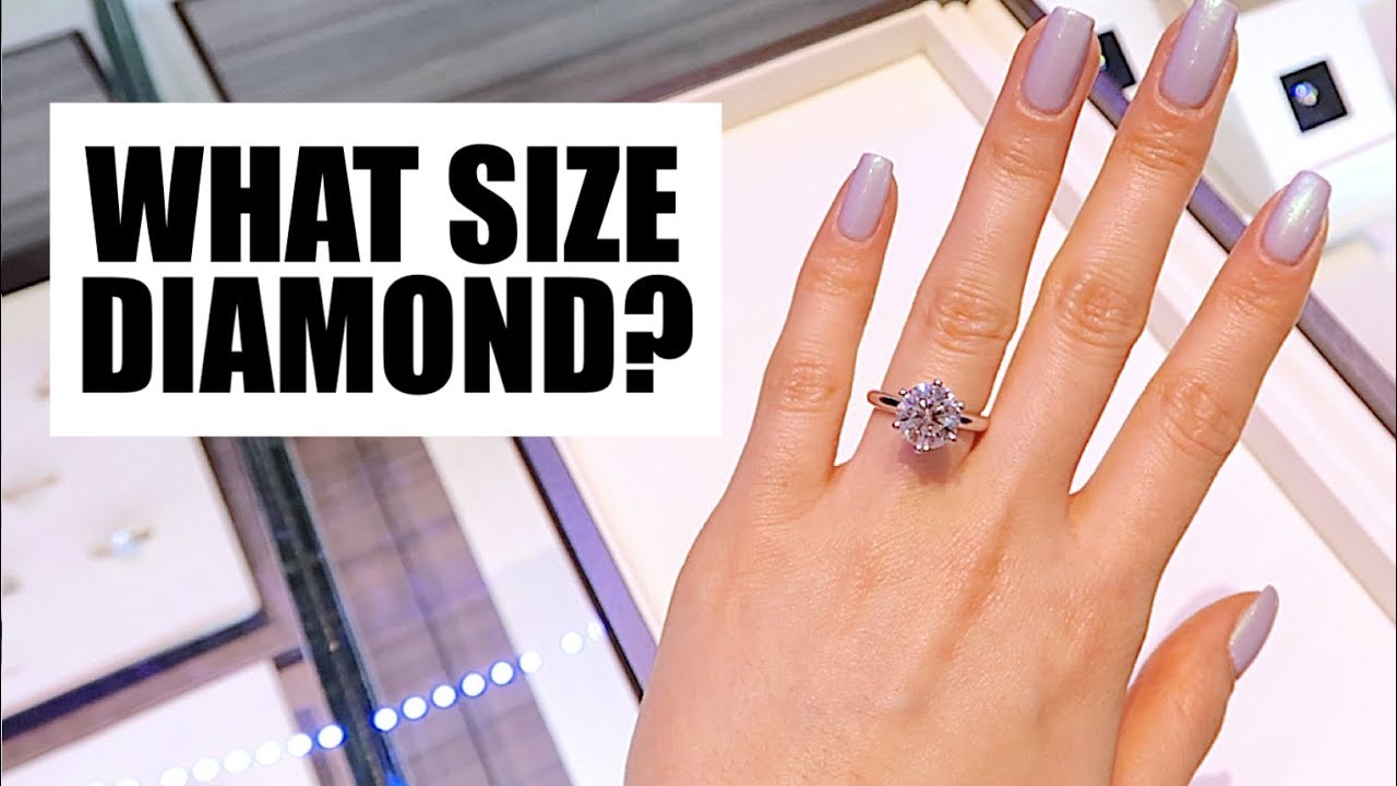 WHAT SIZE DIAMOND FITS?! 💍 | April Vlog - YouTube