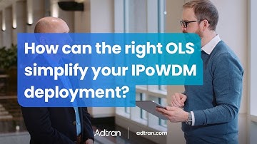 How can the right OLS simplify your IPoWDM deployment?