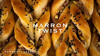 【秋の味覚】マロンツイスト 今日はパンの日 レッスン66 PANNOHI Lesson 66 “Chestnut twist bread”