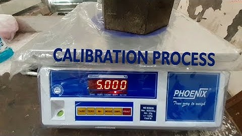 Calibration 30Kg Phoenix Electronic Weighing Scale Tabletop