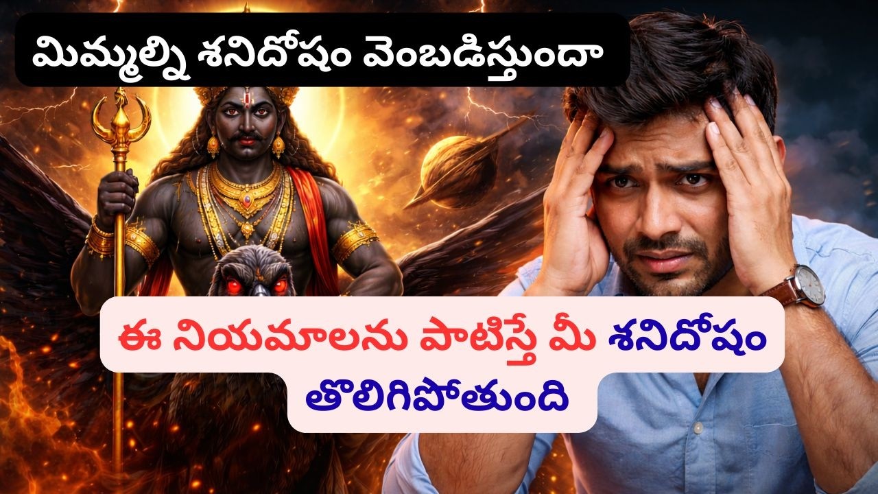 శనిదోష నివారణ | shanidhosha nivarana #hindu #telugu