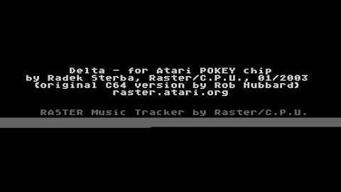 delta music for Atari 8-bit