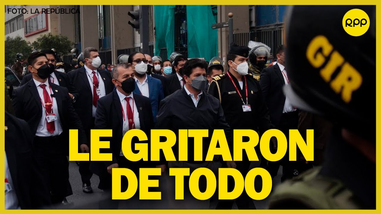 Pedro Castillo asistió a la Fiscalía: “le gritaron de todo, le pidieron ...