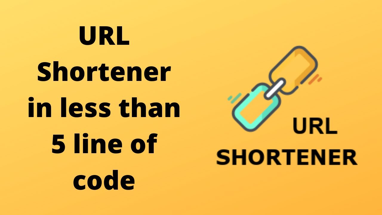 How To Create Link Shortner Using Python In Less Than 5 Lines Of Code