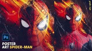 Create a Spider Man Poster Art - Photoshop Tutorial