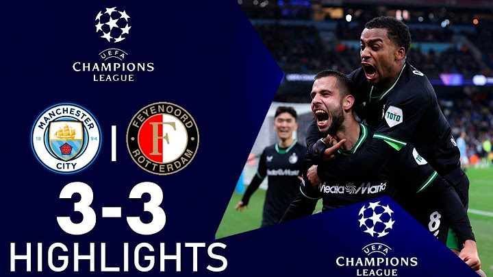 HIGHLIGHTS Manchester City 3-3 Feyenoord | Haaland (2), Gundogan, Hadj-Moussa, Gimenez, Hancko Goals