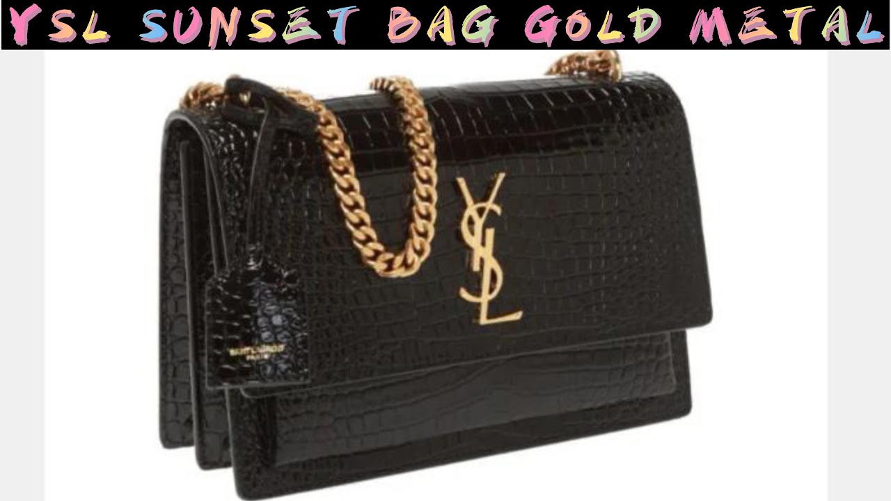 Saint Laurent YSL Sunset Bag Review & Outfits 💃 ft. Chain Wallet + Medium  Comparison 