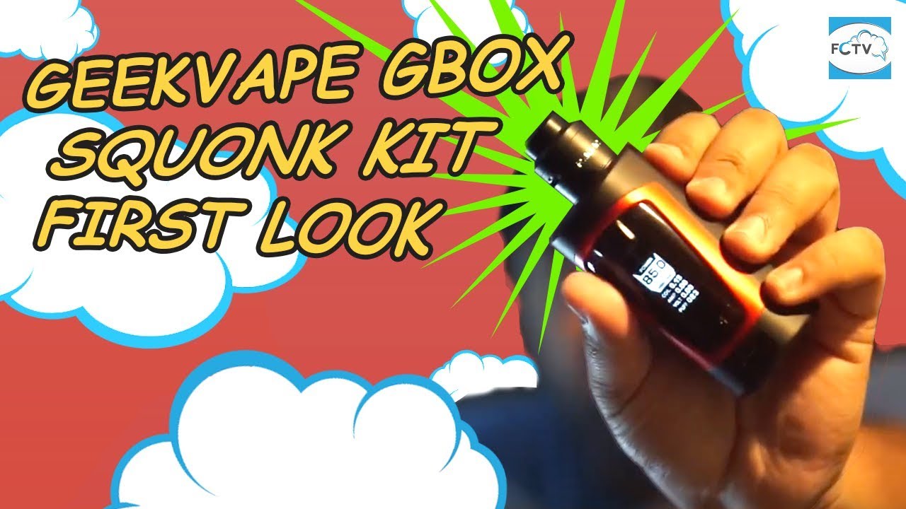 Geekvape GBox Squonk Kit First Look Geekvape GBox Squonk Kit First Look