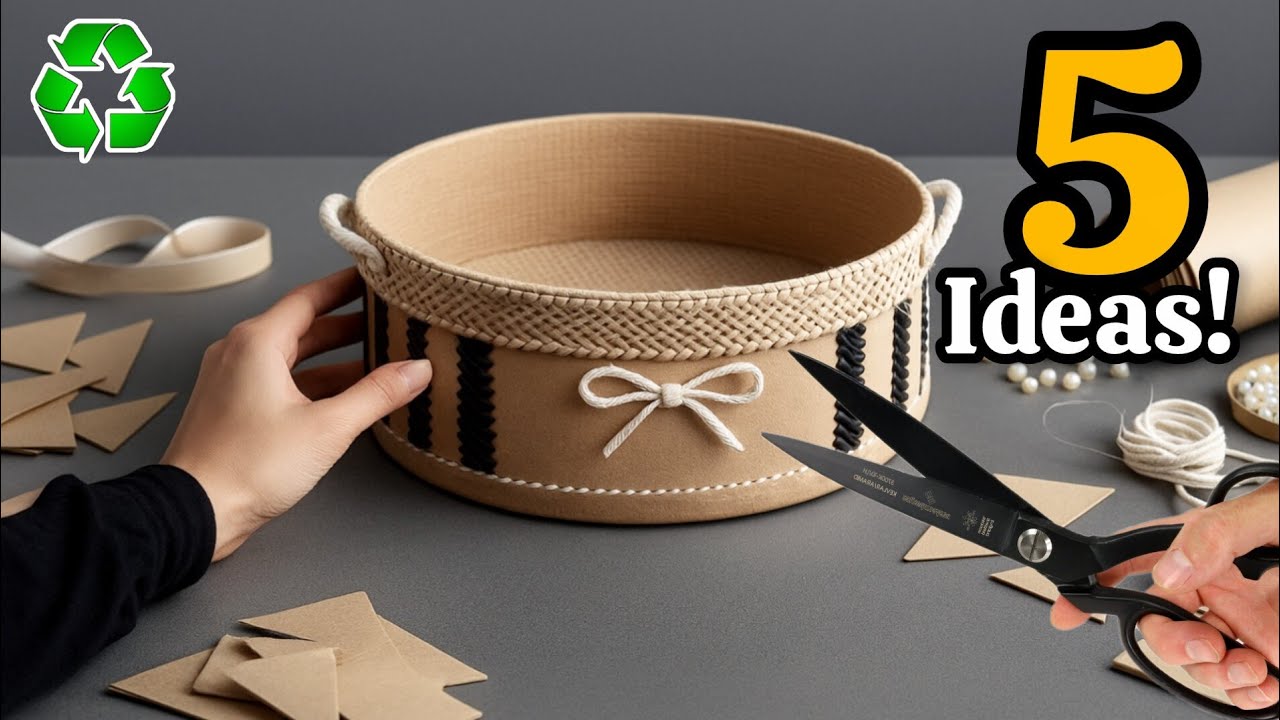 Transforming Cardboard & Fabric Scraps ♻️😱 5 GENIUS Recycling Ideas That Will Amaze You!