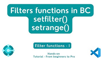 setrange and setfilter method in business central | filter functions in business central|bc tutorial