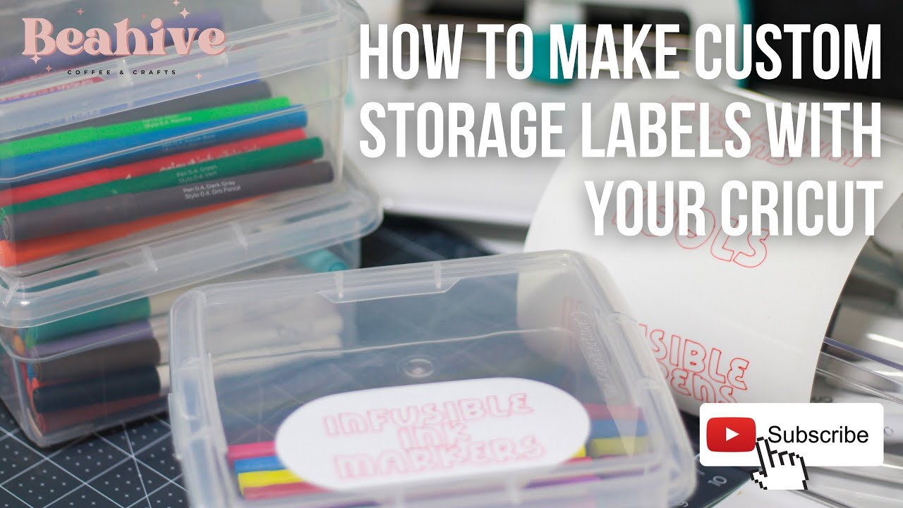 Using Cricut Smart Labels | How to use Cricut Pens | Custom labels for ...