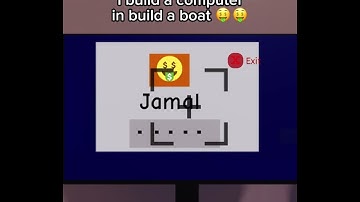I build a computer in build a boat 🤑🤑 #roblox #buildaboatfortreasure #shorts