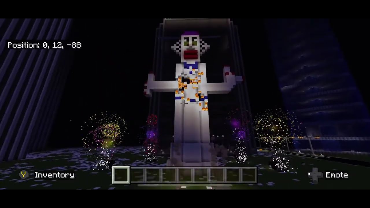 The burning of Zozobra Minecraft edition part 2