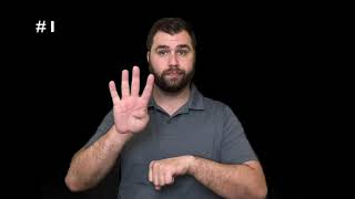 TELLING TIME ASL PRACTICE (20 signs+ Bonus)