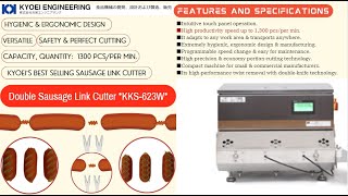 Double Sausage Link Cutter *KKS-623W*
