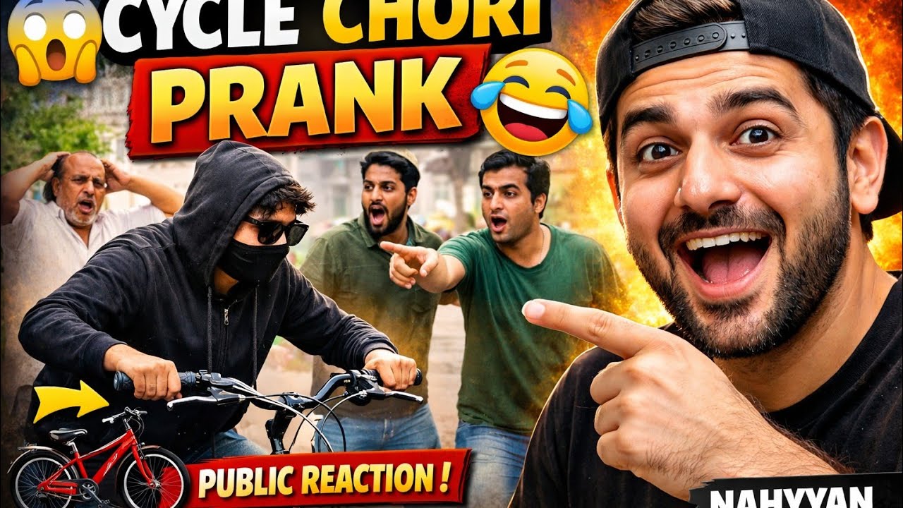 Cycle Chori Prank Gone Wrong 😱 | Real Public Reactions | Nahyyan Vlogs