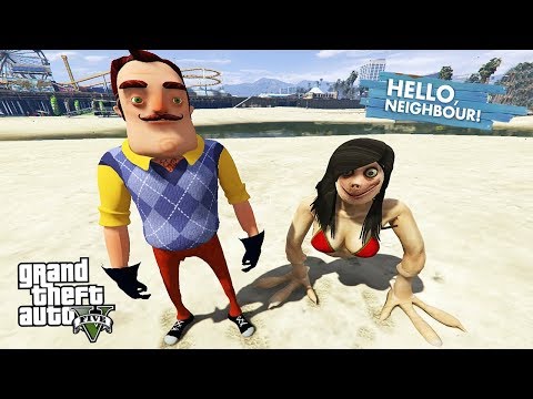 HELLO NEİGHBOR WİLSON'LA MOMO'YU KAÇIRDIK (GTA 5 MODS)