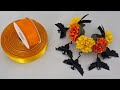 Como hacer diadema para catrina con flores 🏵️ / tutorial de diadema con flores.