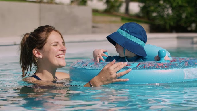 Bouée piscine gonflable avec hamac intégré - bébé de 6 à 24 mois