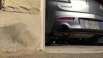Mazdaspeed 3 Resonator Delete vs Stock Exhaust