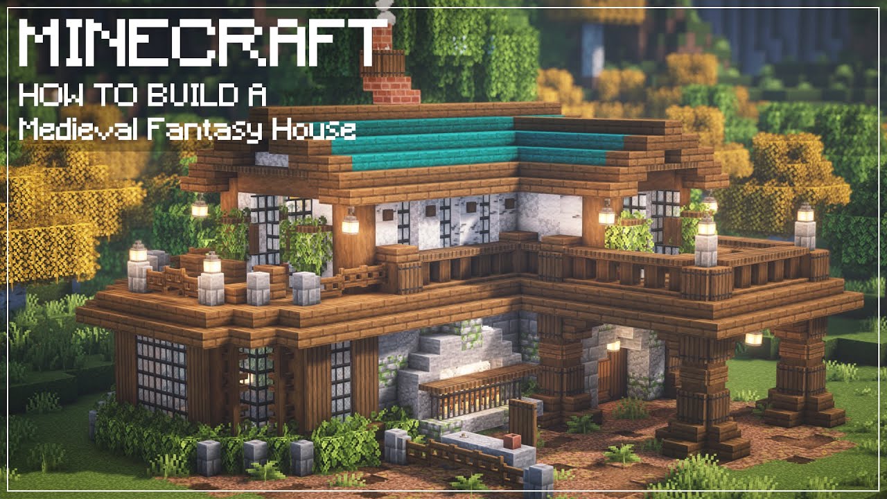 Minecraft  How to Build a Medieval Fantasy House 