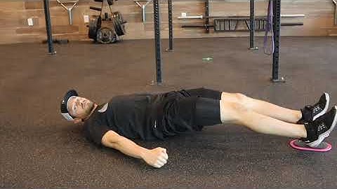 Slider Bridge 2-1 Hamstring Curl