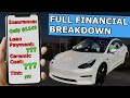 Tesla Model 3 - Full Cost Breakdown [Financed]