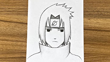 How To Draw Sasuke Uchiha step by step || Easy anime drawing || How to draw for beginners