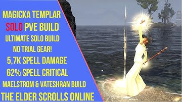 Magicka Templar Solo PVE Build - Firesong - Vateshran & VMA Build