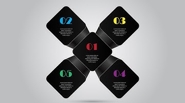 Illustrator CC Tutorial | 3D Graphic Design | Infographic Design 05