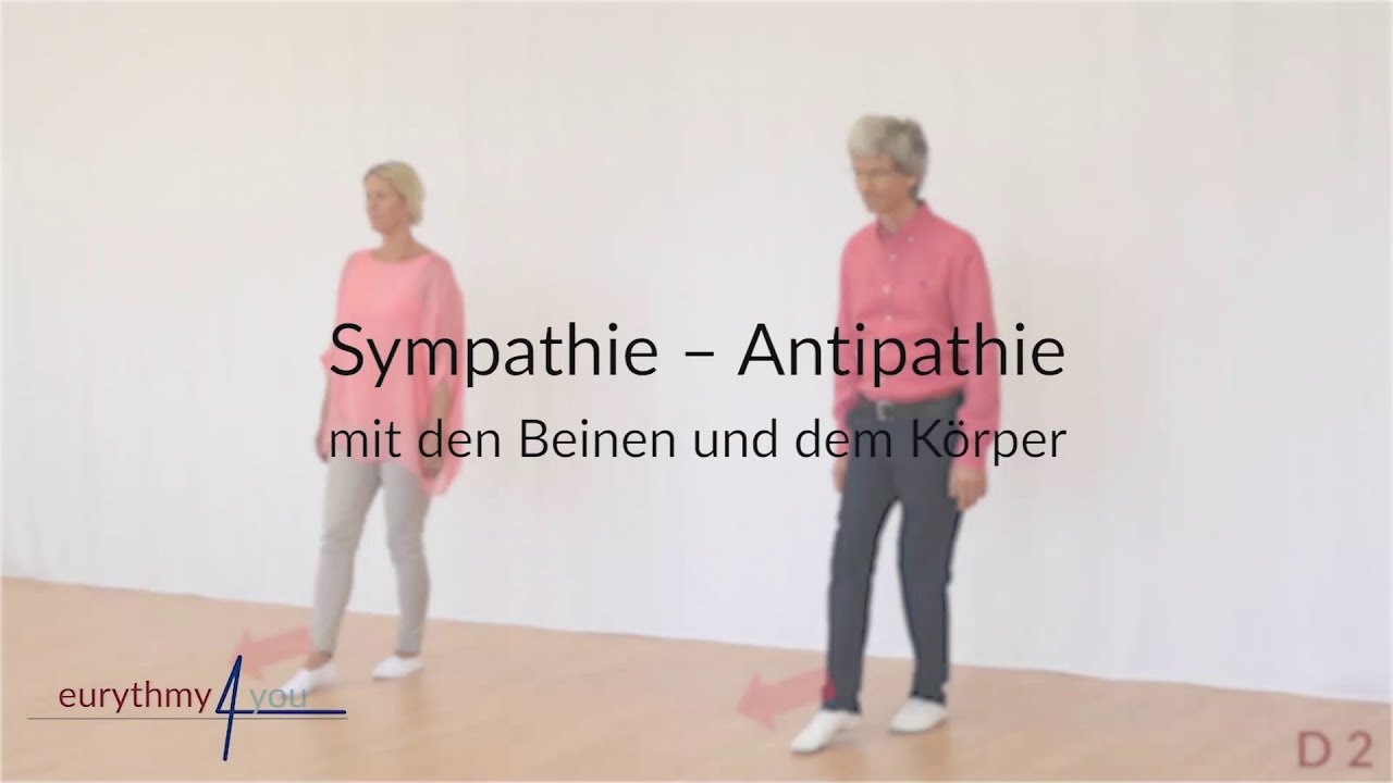 Sympathie Antipathie, ausgedrückt mit den Beinen und dem Körper YouTube